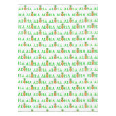 アロハトロピカルアイランドハワイアンパイナップルハワイ テーブルクロス (正面)