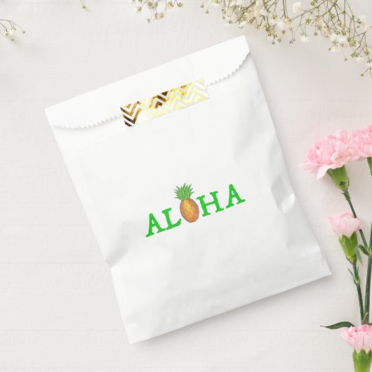 アロハトロピカルアイランドハワイパイナップルフルーツ フェイバーバッグ (封をした状態)