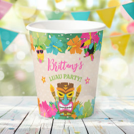 アロハトロピカルサマールアウ（ハワイ式宴会）バースデーパーティー 紙コップ