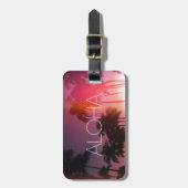 アロハトロピカルナイト ラゲッジタグ (正面縦)