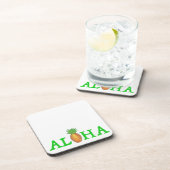 アロハトロピカルハワイアンアイランドパイナップルフルーツ コースター (右側)