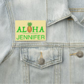 アロハトロピカルハワイアンアイランドルアウ（ハワイ式宴会）パイナップル 名札 (インサイチュ)