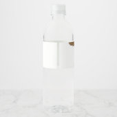 アロハトロピカルハワイアンベビーシャワー ペットボトルラベル (裏面)