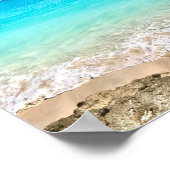 アロハトロピカルハワイアン海 ポスター (角)