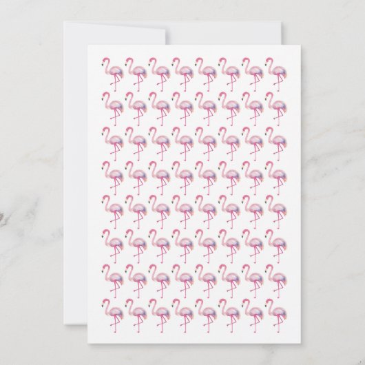 アロハトロピカルバースデーパーティールアウ（ハワイ式宴会）招待状 招待状 (裏面)