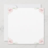 アロハトロピカルパイナップルビーチカップルシャワー 招待状 (裏面)