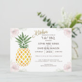 アロハトロピカルパイナップルビーチI do BBQ招待状 招待状 (スタンド正面)