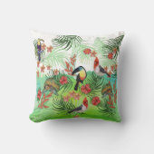 アロハトロピカルパラダイスアウトドアパティオピロー クッション (正面)