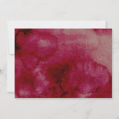 アロハトロピカルビーチパイナップル誕生日 招待状 (裏面)