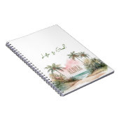 アロハトロピカルビーチパームツリーズ ノートブック (右側)