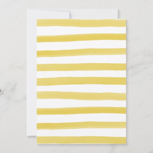 アロハトロピカルフラワーズルアウ（ハワイ式宴会）水彩誕生日 招待状 (裏面)