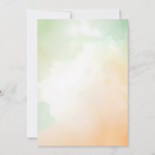 アロハトロピカルルアウ（ハワイ式宴会）ハワイアンボーイバースデーパーティー 招待状 (裏面)