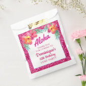 アロハトロピカルルアウ（ハワイ式宴会）バースデーパーティー フェイバーバッグ (封をした状態)