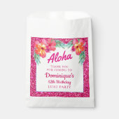アロハトロピカルルアウ（ハワイ式宴会）バースデーパーティー フェイバーバッグ (正面)