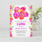 アロハトロピカルルアウ（ハワイ式宴会）バースデーパーティー 招待状 (スタンド正面)