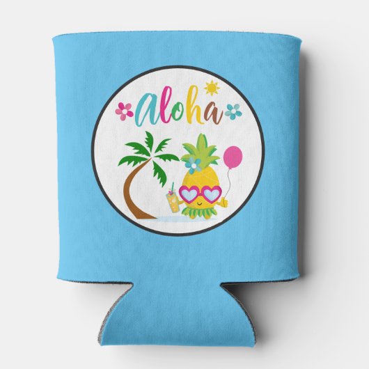 アロハトロピカルルアウ（ハワイ式宴会）パーティー 缶クーラー (裏面)