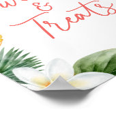 アロハトロピカルルアウ(ハワイ式宴会)誕生日スイーツアンドトリート ポスター (角)