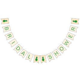 アロハトロピカル ブライダルシャワー バンティングフラッグ