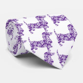 アロハドキシーパープル ネクタイ (ロール)