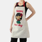 アロハネズクリスマスホリデーフラガール エプロン (インサイチュ)