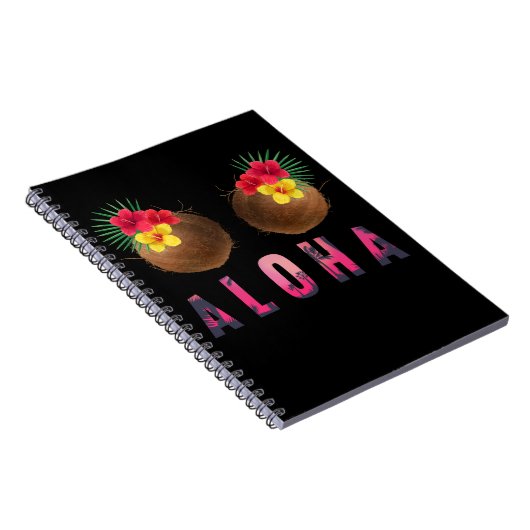 アロハハおもしろいワイココおもしろいンツ ノートブック (右側)