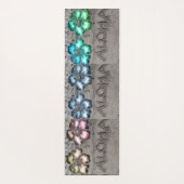 アロハハイビスカスビーチ ヨガマット (裏面)