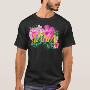 アロハハイビスカスフラワーズ Tシャツ