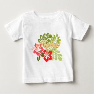 アロハハイビスカス ベビーTシャツ