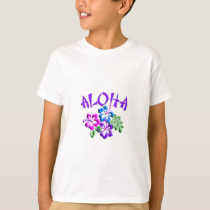 アロハハイビスカスTシャツロゴ Tシャツ