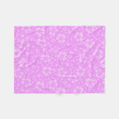 アロハハニーズコーディネートハワイアンハイビスカス フリースブランケット (正面(横))