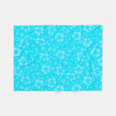 アロハハニーズコーディネートハワイアンハイビスカス フリースブランケット (正面(横))