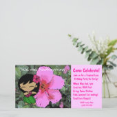 アロハハニーズルアウ(ハワイ式宴会)招待状 (スタンド正面)