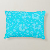 アロハハネツハワイアンハイビスカスヴィンテージフラガール アクセントクッション (裏面)