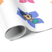 アロハハネツハワイアンフラガールラッピング紙 ラッピングペーパー (ロールコーナー)