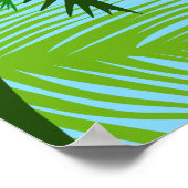 アロハハネツハワイアンブラウンヘアフラガール ポスター (角)