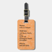 アロハハネツフラガールハイビスカスラゲッジタグ ラゲッジタグ (正面縦)