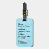 アロハハネツフラガールハイビスカスラゲッジタグ ラゲッジタグ (正面縦)