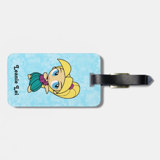 アロハハネツフラガールハイビスカスラゲッジタグ ラゲッジタグ (裏面横)