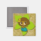 アロハハネツフラガールマグネット マグネット (正面/裏面)