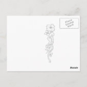 アロハハネツルアウ(ハワイ式宴会)&グリーティングポストカード ポストカード (裏面)