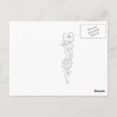 アロハハネツルアウ(ハワイ式宴会)&グリーティングポストカード ポストカード (裏面)