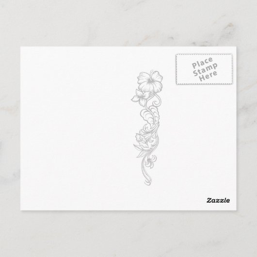 アロハハネツルアウ（ハワイ式宴会）&グリーティングポストカード ポストカード (裏面)