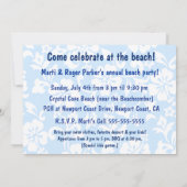 アロハハネツUSA国旗フラガール招待状 招待状 (裏面)