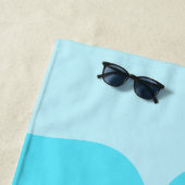 アロハハネブロンドフラガールハワイアンハイビスカス ビーチタオル (インサイチュ)