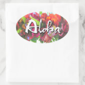 アロハハハハクレイオーバルシール 楕円形シール (バッグ)