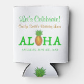 アロハハハロートロピカルハワイハワイアンパイナップル 缶クーラー (正面)