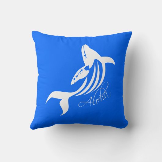アロハハワイのクジラ クッション (裏面)