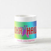 アロハハワイのマグ コーヒーマグカップ (中央)