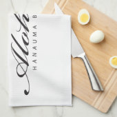 アロハハワイの島 キッチンタオル (四つ折り)