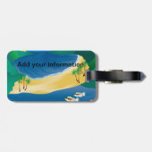 アロハハワイの島 ラゲッジタグ (裏面横)